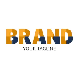 Online Editable Four Block Text Architecture & Construction Logo