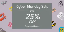 Online Editable Cyber Monday Sale Twitter Post
