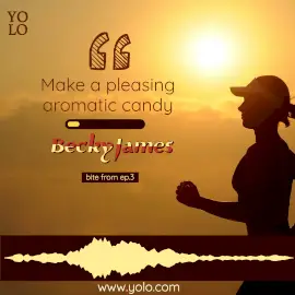 Online Editable Organic Candy Recipe Podcast Audiogram