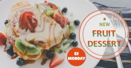 Online Editable Special Offers on Desserts Facebook Ad Post