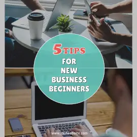 Online Editable Cyan Tips for Business Beginners Instagram Ad