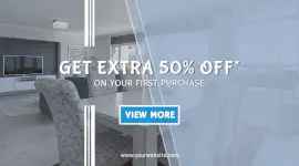 Online Editable Offer on Your First Interior Purchase Facebook App Ad