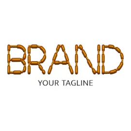 Online Editable Yellow Hotdog Food & Drink Logo