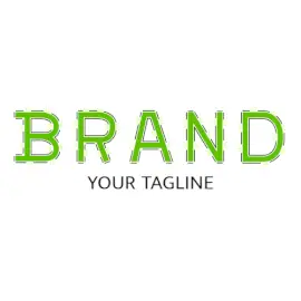 Online Editable Green Prickly Pear Font Food & Drink Logo
