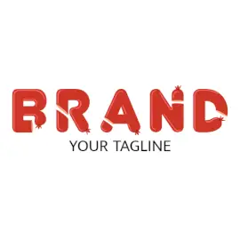 Online Editable Sausage Font Food & Drink Logo