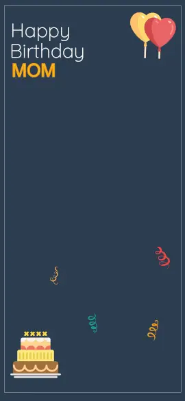 Online Editable Happy Birthday Mom Snapchat Geofilter