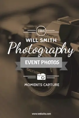 Online Editable Event Photography Tumblr Graphic