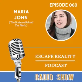Online Editable Orange Radio Show Podcast Audiogram