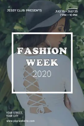 Online Editable Fashion Week Collections Tumblr Graphic