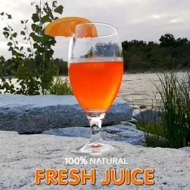 Online Editable Orange Fresh juice Cinemagraph