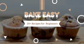 Online Editable Free Baking Recipies Facebook Ad Post