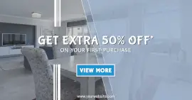 Online Editable Offer on Your First Interior Purchase Facebook Ad Post