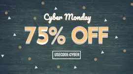 Online Editable Cyber Monday Discount Coupon Code Facebook App Ad