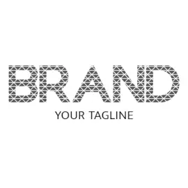Online Editable Louvre Pyramid Pattern Text Unique Logo
