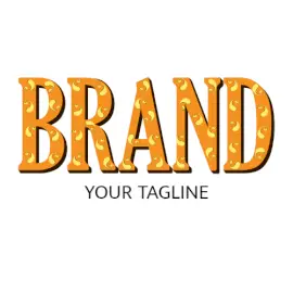 Online Editable Light and Dark Yellow Traditional Creative Logo