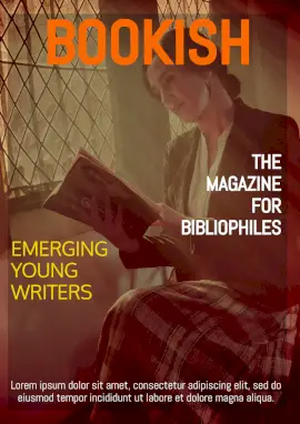 Online Editable Emerging Young Writers Magazine Cover