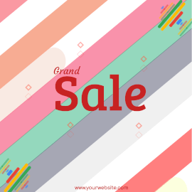 Online Editable Colorful Sale Offers Animated Design
