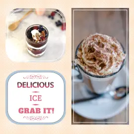 Online Editable Delicious Ice Cream Offers Instagram Ad