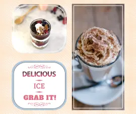 Online Editable Delicious Ice Facebook Post