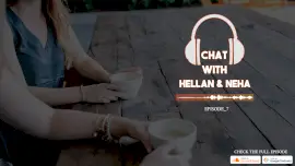 Online Editable Hellan & Neha Chat Podcast Audiogram