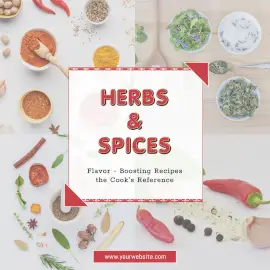 Online Editable Cook Book Promotion Instagram Ad