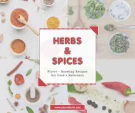 Online Editable Herbs & Spices Facebook Post