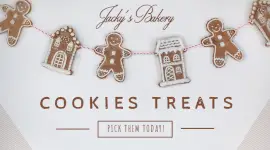 Online Editable Bakery Cookies for Sale Promotion Facebook App Ad