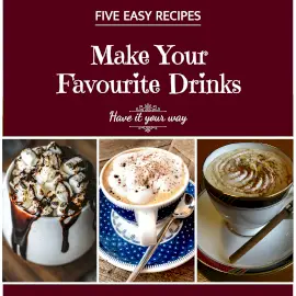 Online Editable Five Easy Recipes 3 Photo Grid Collage