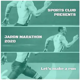 Online Editable Sports Club Marathon Race 3 Photo Grid Collage