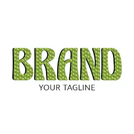 Online Editable Leaf Illustrated Creative Logo