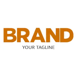 Online Editable Orange Abstract Patterned Creative Logo