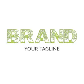Online Editable Green Grand Decorative Creative Logo