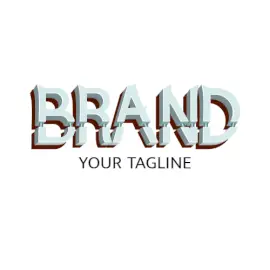Online Editable Connected Blocks Text Architecture & Construction Logo