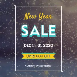 Online Editable New Year Sale Animated Design