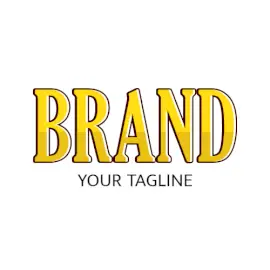 Online Editable Yellow Gradient Marketing Logo