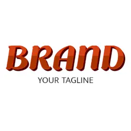 Online Editable Uppercut Angle Font Marketing Logo