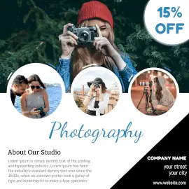 Online Editable Photography Advertisement Animated Design