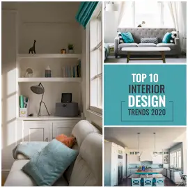 Online Editable Top 10 Interior Designers 3 Grid Photo Collage