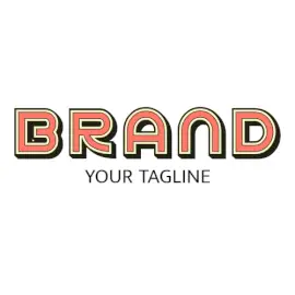 Online Editable Rounded and Layered Fancy & 3D Logo