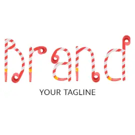 Online Editable Red Spiral New Year Party Whistle Events Logo