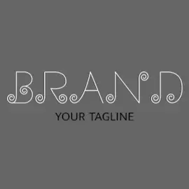 Online Editable Party Whistle Text Events Logo