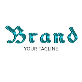 Online Editable Green Monochromatic Sleek Historical Logo