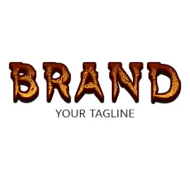 Online Editable Rustic Sharp Cave Stones Text Gaming Logo