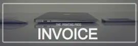 Online Editable Gray and White Invoice Email Header