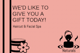 Online Editable Soft Red Haircut and Spa Gift Certificate