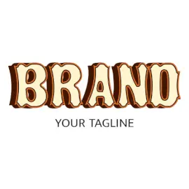 Online Editable Light Encapsuled Archaic Text Historical Logo