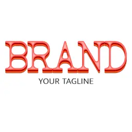 Online Editable Orange Edged Text Gaming Logo