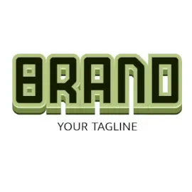 Online Editable Green and Black Arcade Gaming Logo