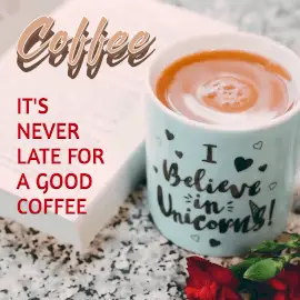 Online Editable Coffee Quotes Animated Design