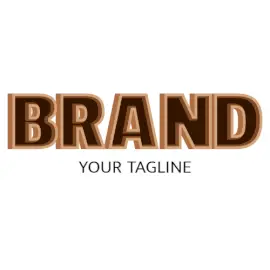 Online Editable Hollow Wood Text Gaming Logo